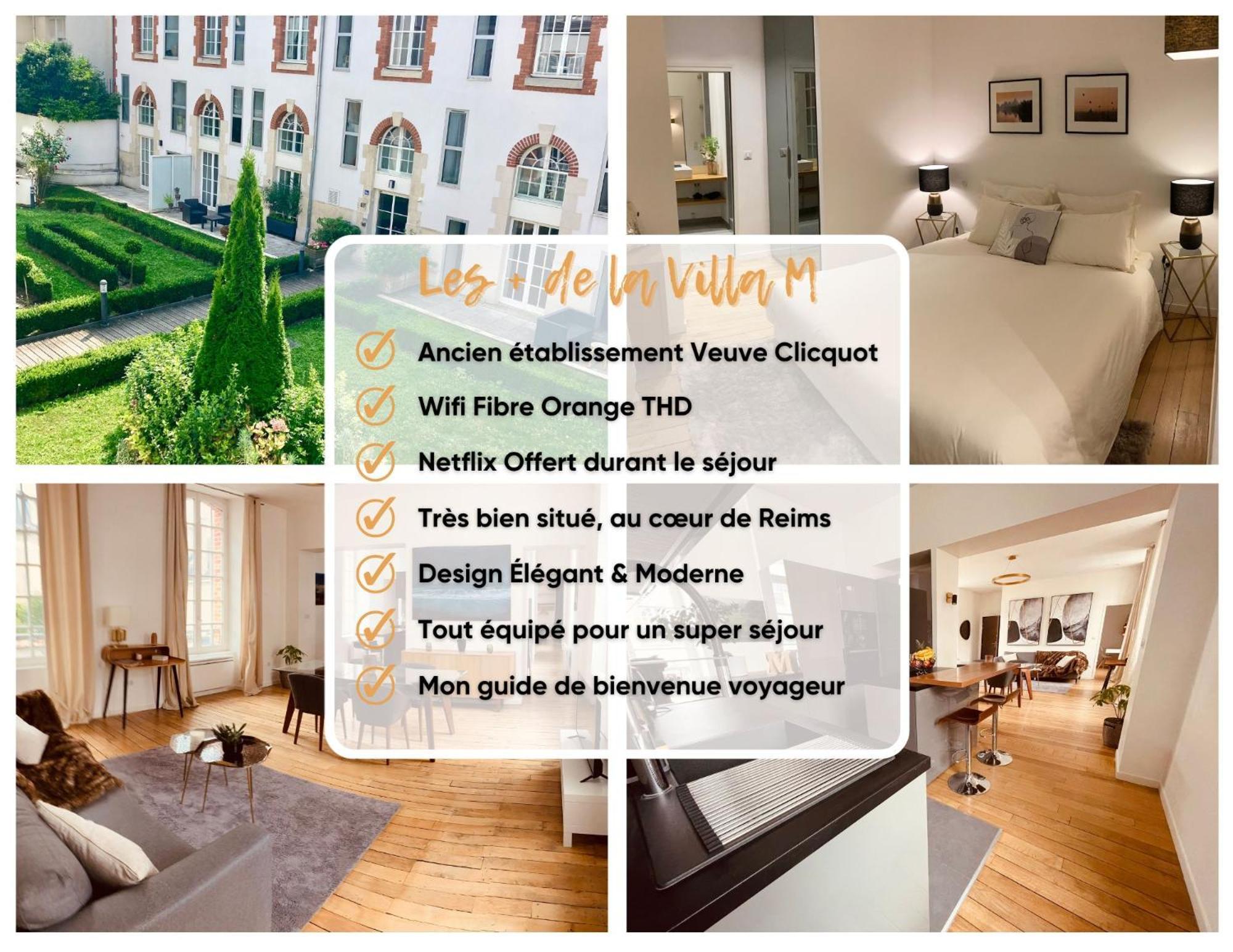 So Guest- Luxueux Appartement, Ancienne Maison De Champagne Proche Cathedrale Реймс Екстер'єр фото